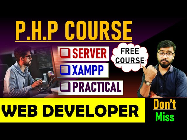 PHP Tutorial - Installing XAMPP | PHP Syntax and Practical | PHP #php