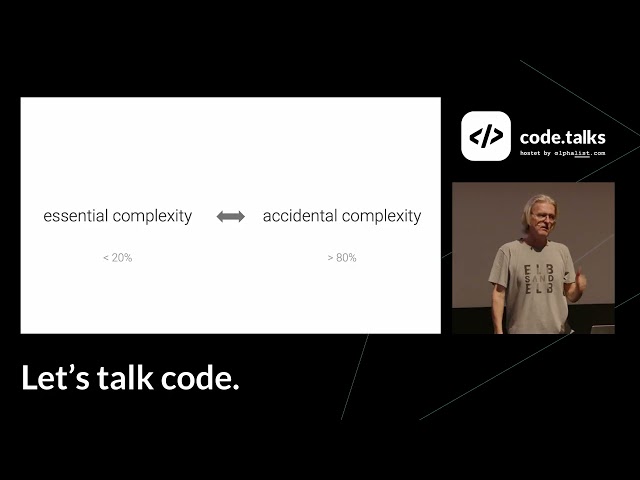 Simplify! 10 ways to reduce complexity in software development - Uwe Friedrichsen | code.talks 2025