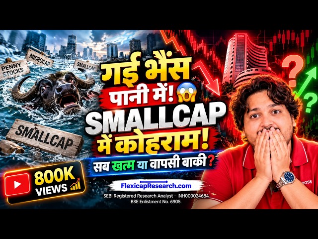 गई भैंस पानी में! 😱 Smallcap Shares में कोहराम — क्या अब सब खत्म?