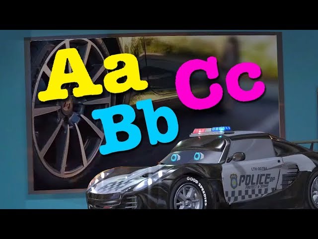 Learn ABC - Phonics Song | Speedies Car Cartoons | Nursery Rhymes & Kids Songs