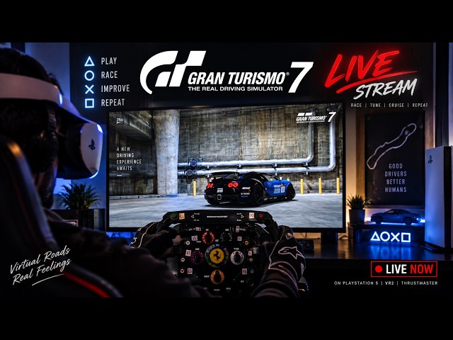 Gran Turismo 7 Live Stream | PS5 + PSVR2 (English, Malayalam & Hindi)