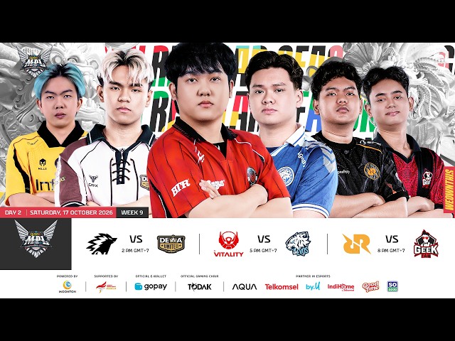 🔴 LIVE | MPL ID S18 | Week 9 Day 2 | English