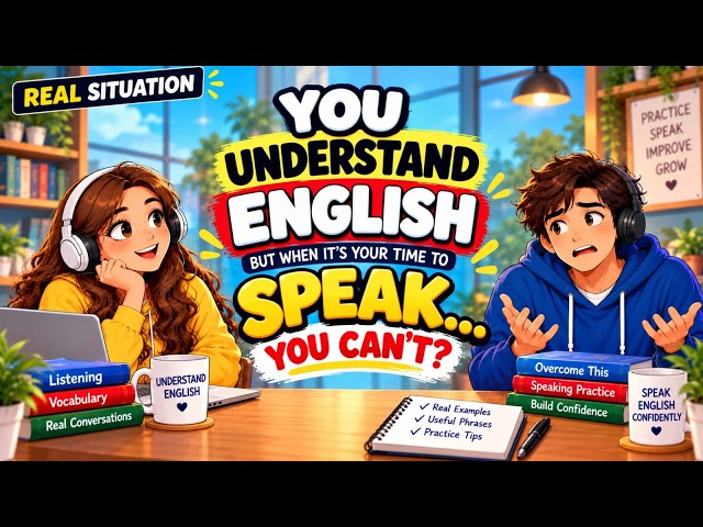 You Understand English, But You Can’t Speak? Here’s Why!