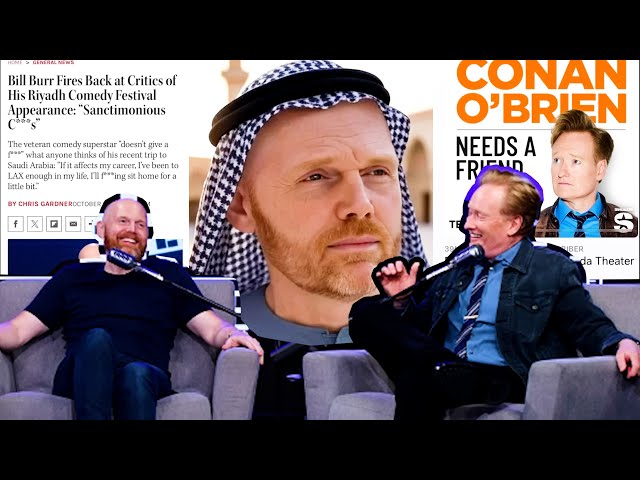 Conan O'Brien Calls Out Bill Burr Backlash About Riyadh Comedy Festival | 2lazy2try
