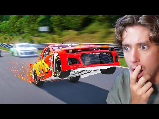 Reacting To NURBURGRING Crashes in beamNG