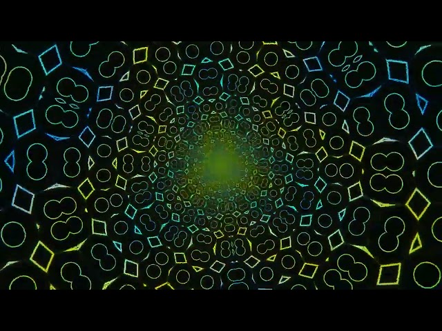 Kaleidoscope | 1 Hour Abstract 4K Visuals – Seamless Loop for Focus, Relax & VJ