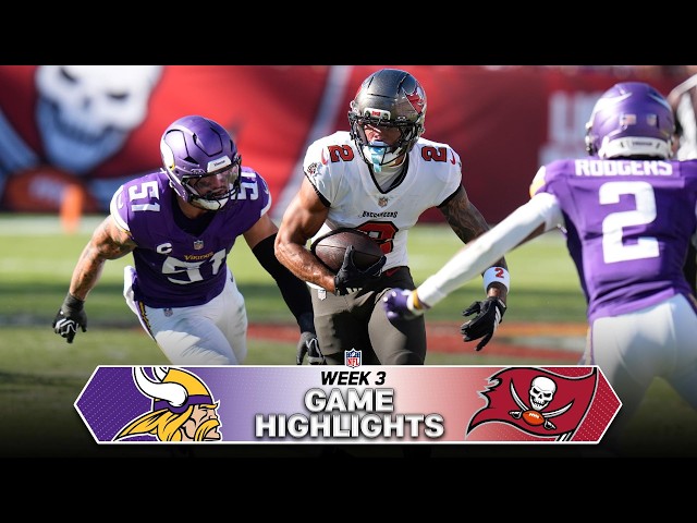 Minnesota Vikings vs Tampa Bay Buccaneers Game Highlights | 2026 NFL Season Week 3