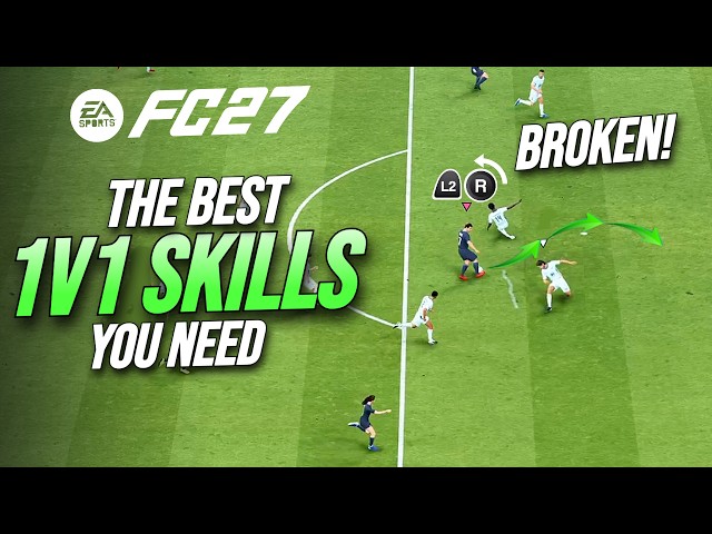 6 лучших и самых ЭФФЕКТИВНЫХ финтов для игры 1 на 1 и в штрафной в FC 27!
