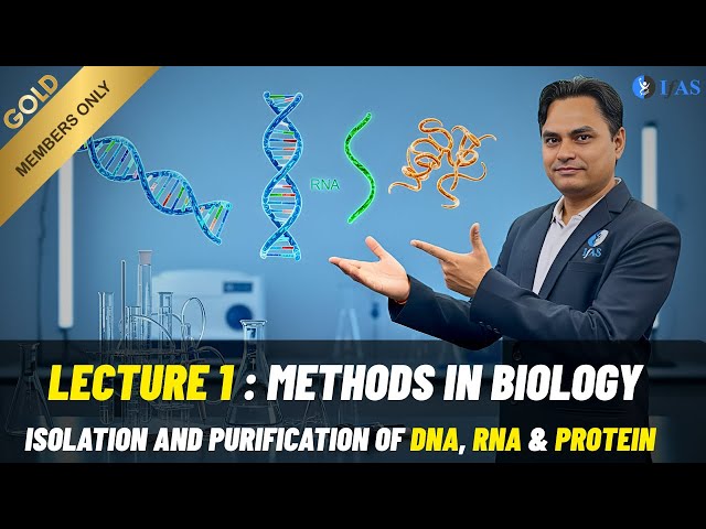 L01 - Isolation and Purification of DNA & RNA - Methods in Biology - Unit 14 - CSIR DBT NET JRF
