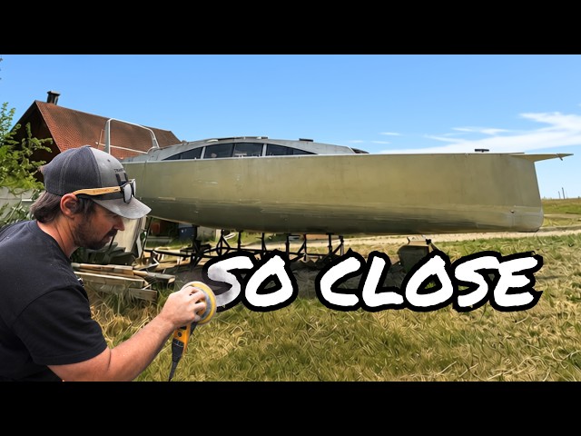 Launch day, So close : Arctic Expedition boat project