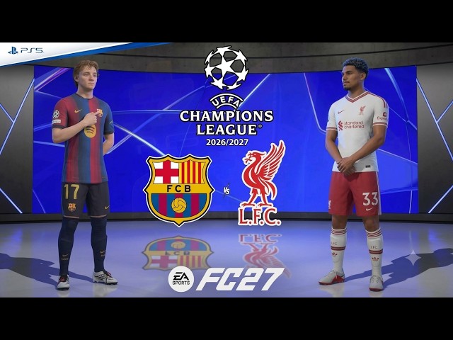 FC 27 | Barcelona vs. Liverpool | UEFA Champions League - Final | Full Match | PS5™[4K]