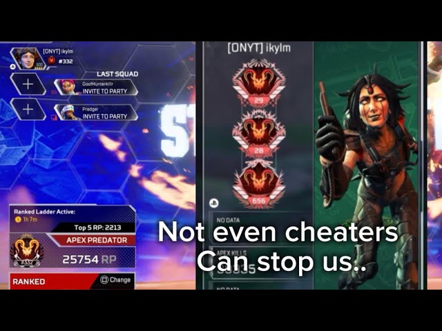 #1 CONSOLE PRED DOMINATES CHEATERS IN RANKED!!..(Apex legends)