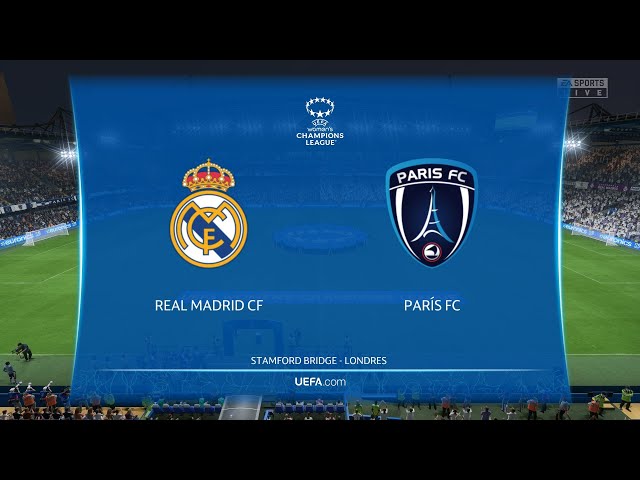 REAL MADRID vs PARIS FC ⚽👩‍🦰 UEFA Women's Champions League 2025 Matchday 3 🟩 EA FC 26 Simulation