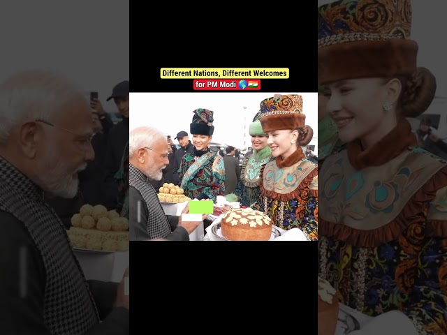 🇮🇳 This Is How PM Modi Is Welcomed in Different Nations 🇷🇺🇪🇹 #shorts #trending #viral #short #india