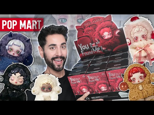 POP MART SKULLPANDA - You Found Me! 👻 Full Set Unboxing! 💜