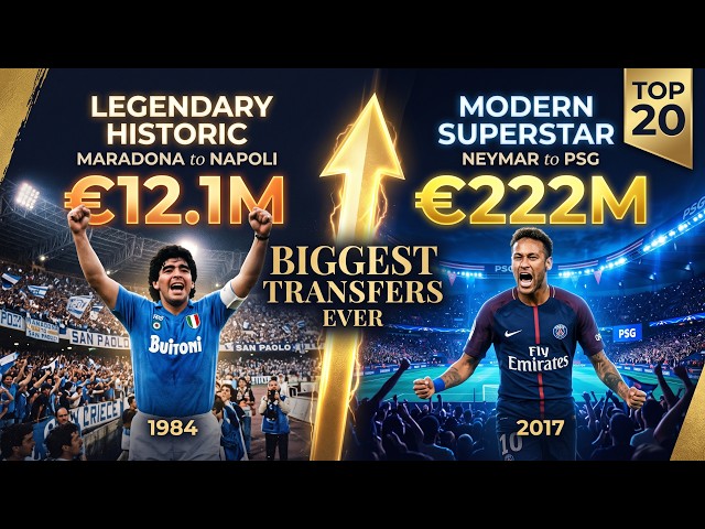 Top 20 Biggest Football Transfers of All Time