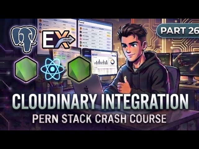 Cloudinary Integration | Part 26 | PERN Stack University Dashboard Tutorial | Course | @cracktrifac