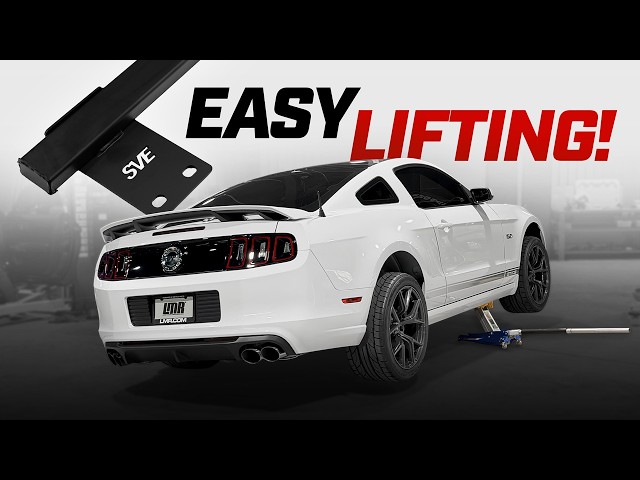 The Best Way To Lift Your S197 Mustang | SVE Jacking Rails (2005-2014)
