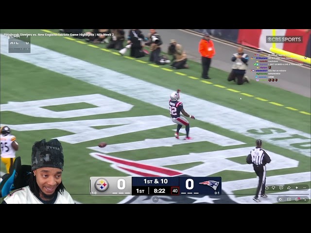 FlightReacts To Pittsburgh Steelers vs. New England Patriots Game Highlights | NFL Week 2 2026!