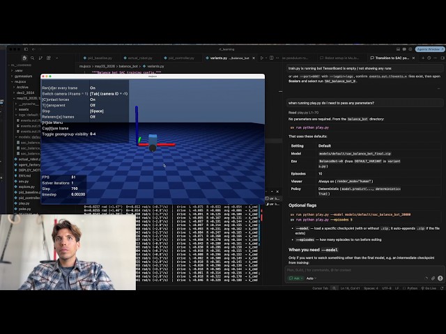 Inverse pendulum training in MuJoCo (Part 4)