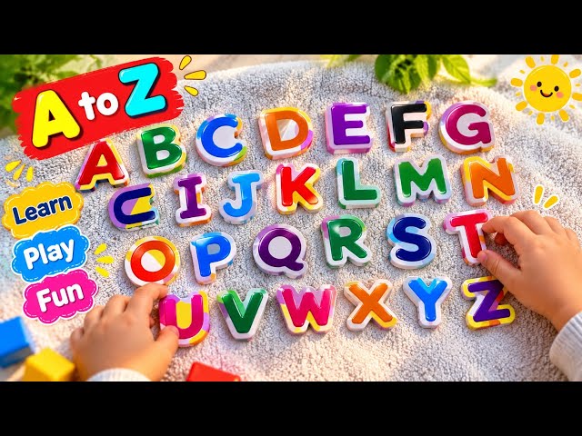 Learn ABC A to Z with Colorful  Letters  | Fun Alphabet Learning for Kids #abcd #shorts 