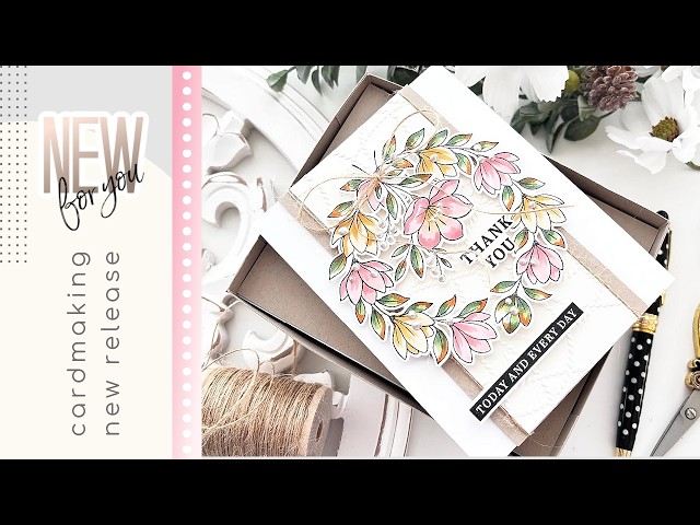 DIY Autumn Wreath Card | Textured Fall Thank You Card Tutorial STAMPtember® 2026