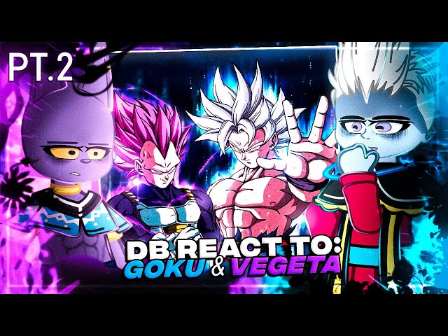 ⛩️😇😈 (Part. 2) Past Dragon Ball React To Goku & Vegeta! | Gacha React 🇧🇷\🇺🇸
