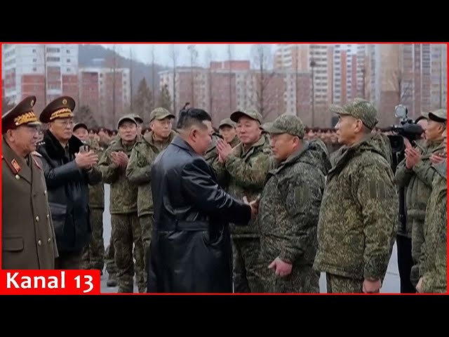 Kim Jong Un welcomes back North Korean soldiers returning from fighting for Russia
