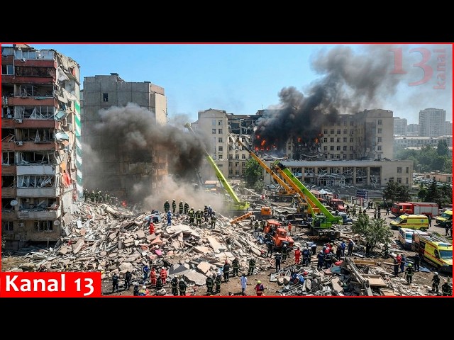 Terrible destruction in Moscow; Russia and Ukraine are stepping up long-range strikes