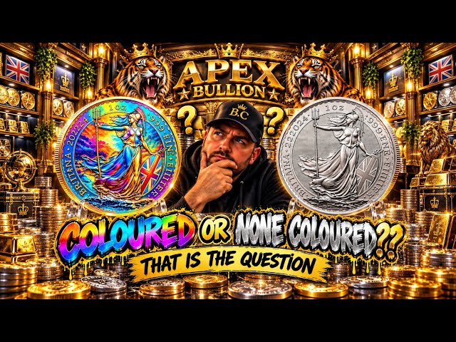 What do you prefer??? 🤔 #colouredsilver #silver #silvercoins #preciousmetals 