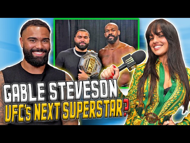 Gable Steveson on training with Jon Jones & getting mentally prepared for UFC 329
