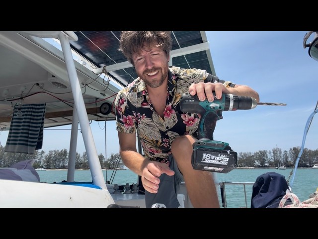 The huge number of projects it takes to maintain a 43ft Catamaran