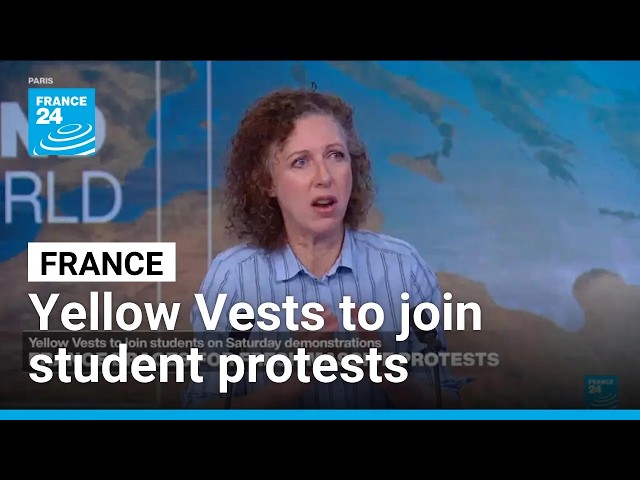 France braces for massive protests: Yellow Vests to join students on Saturday • FRANCE 24 English