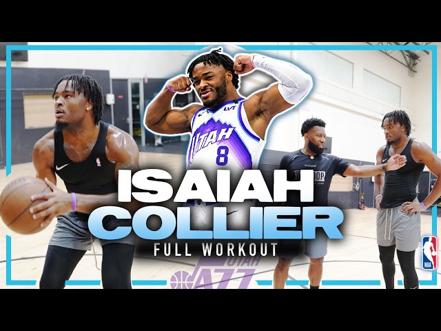 Isaiah Collier Locked In! Full NBA Guard Workout!