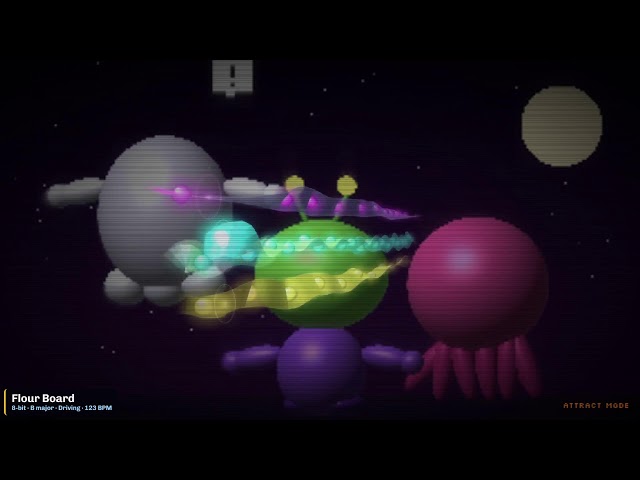 🔴 Attract Mode: ON — retro arcade attract screens · chiptune to study & code to · 12h live