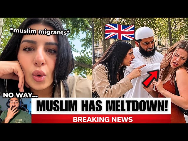 ISLAM Couple Threaten Young English Girl, Then Their Meltdown Went Viral