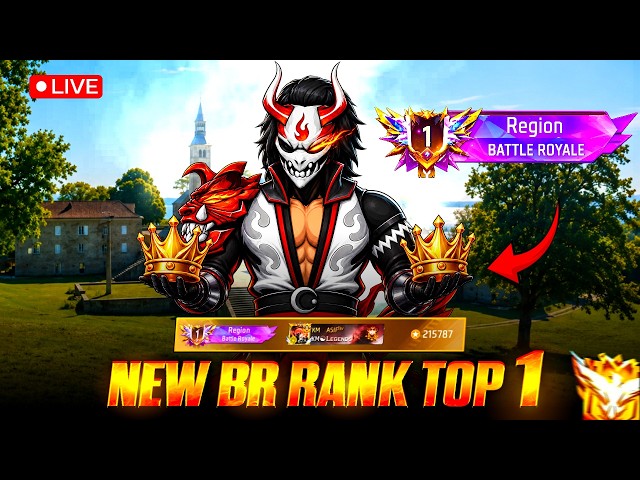 ROAD TO REGION TOP 1☠️😱#freefire #freefirelive #kmasiflive