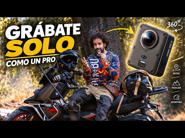HOW TO FILM YOURSELF SOLO ON A MOTORCYCLE LIKE A PRO | Camera Tips | DJI Osmo 360 II