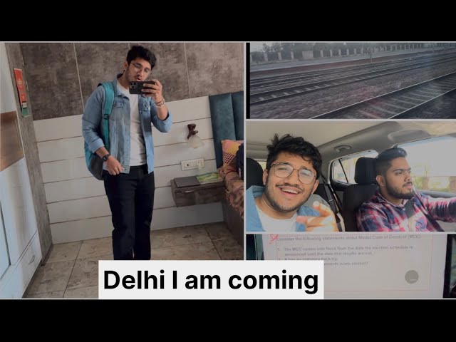 Delhi I am back | Prelims is close | Anirudh Dhondiyal | #upsc #upscaspirants #vlog