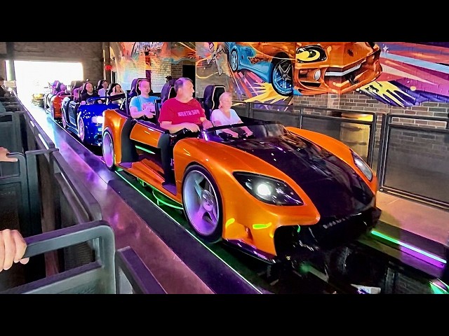 FAST & FURIOUS Drift Coaster POV: Universal Studios Hollywood