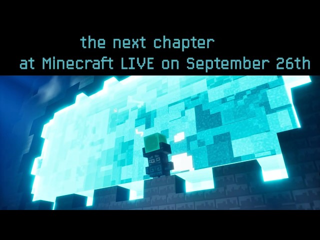 IS IT COMING? The next CHAPTER of MINECRAFT will be revealed on 9/26