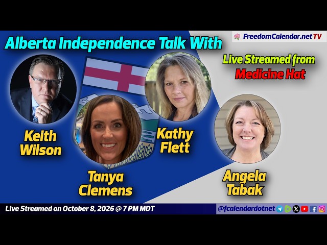 FreedomCalendar.net TV #0ED: Alberta Independence Townhall in Medicine Hat (LiveStream)