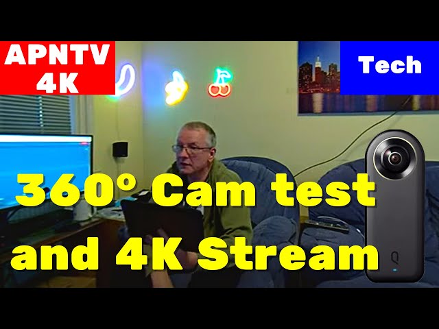 APNTV 360 degree Tech Test vMix, Blackmagic Webpresenter 4K Live Stream