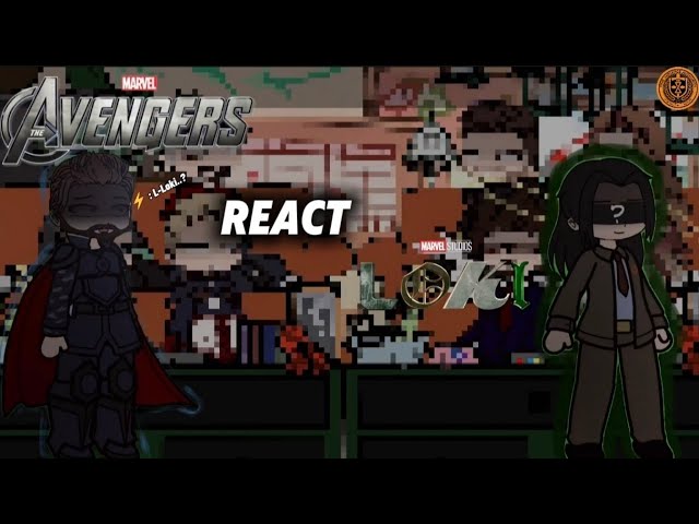 Avengers React to Loki || God Of Stories || Gacha Reaction