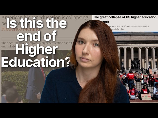 Let's talk about the collapse of higher education in the United States