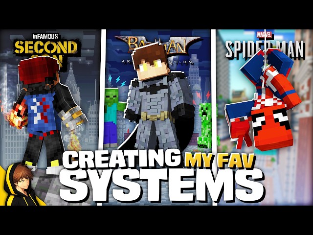 I Made Arkham, Spider-Man & InFAMOUS COMBAT in MINECRAFT!? | Project Momentum - Pre Alpha