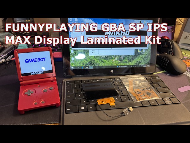 Funnyplaying IPS MAX Kit for Game Boy Advance SP