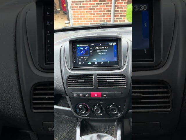 Vauxhall Combo Van Gets CarPlay + Camera KENWOOD DMX5023DABS #vauxhall #carplay #vanlife