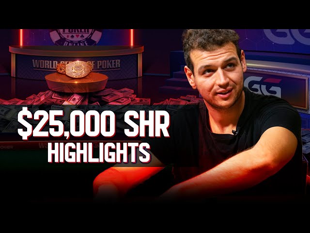 $25,000 SHR with Addamo WSOP Online FInal Table Highlights