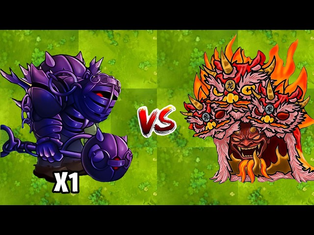PVZ 1 Fusion 3.9 Challenge!! 1 Obsidian Garguantar VS All Zombie Showcase - Who Will Win?